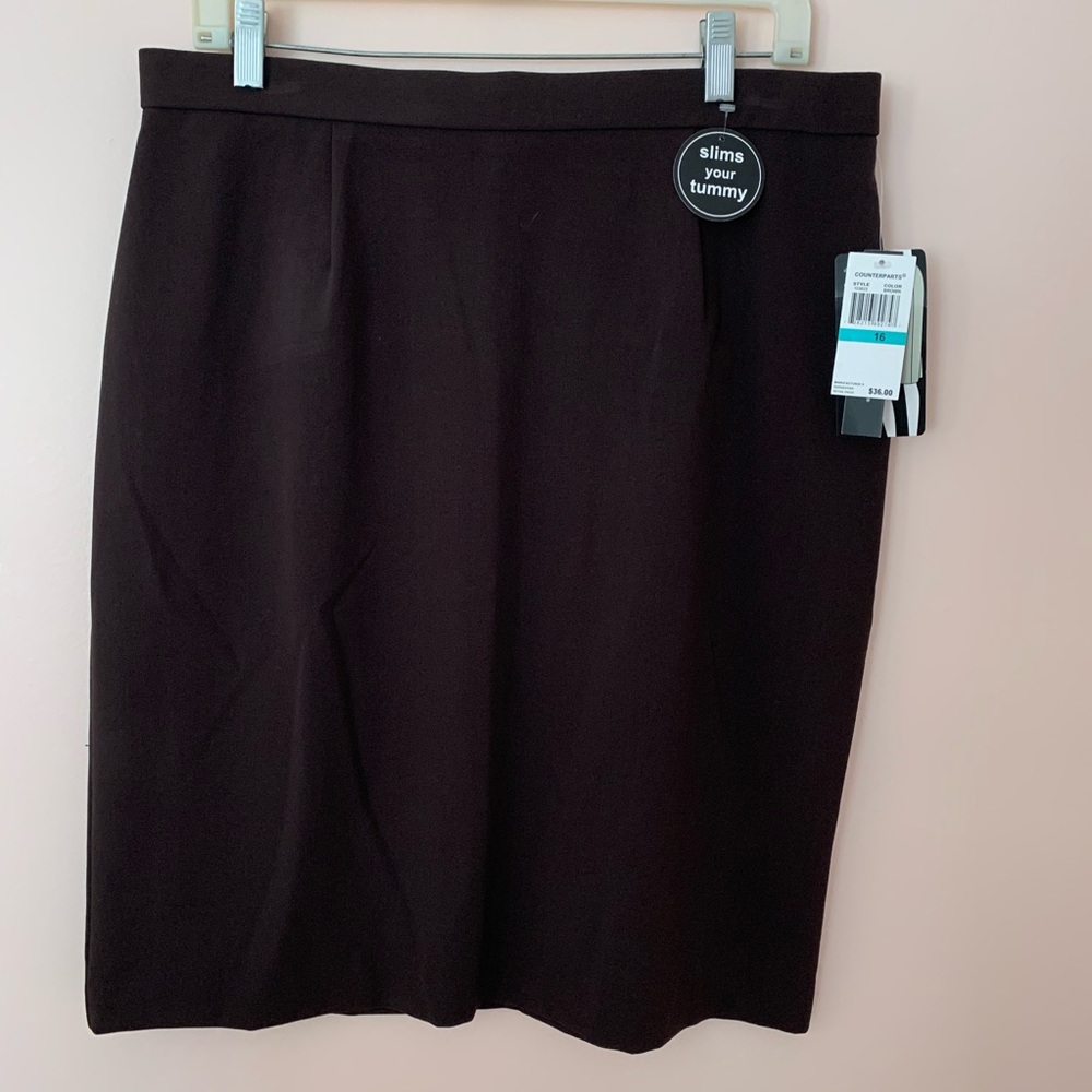 Brown Pencil Skirt